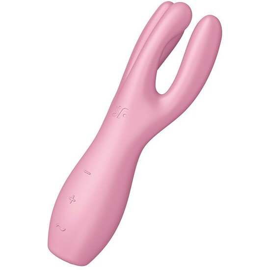 Satisfyer Threesome 3 Lay-On Vibrador - Rosa