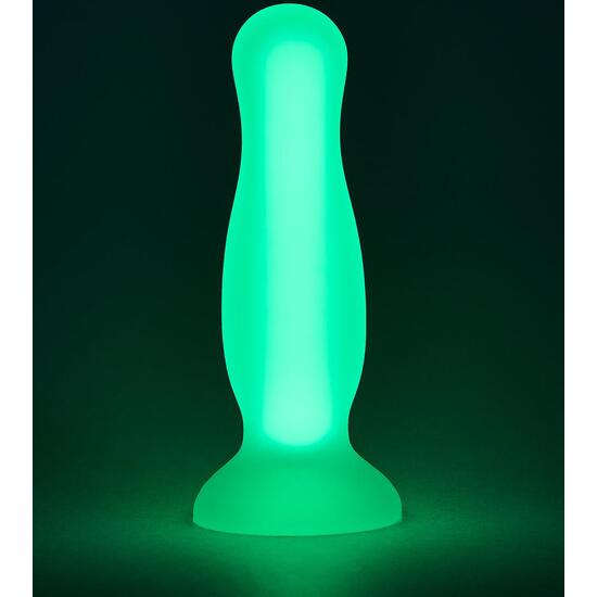 RADIANT SOFT - Plug Brillante de Silicona Verde